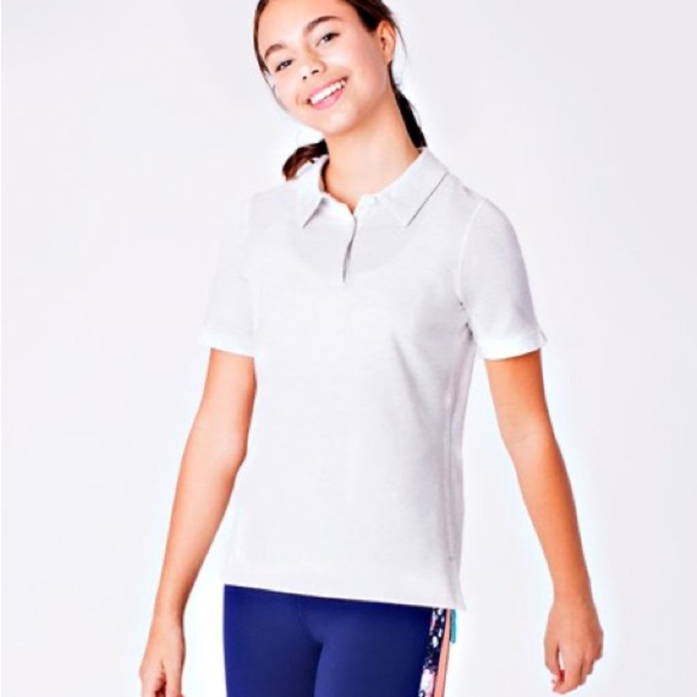 Ivivva by Lululemon Heart on the Green Polo Shirt